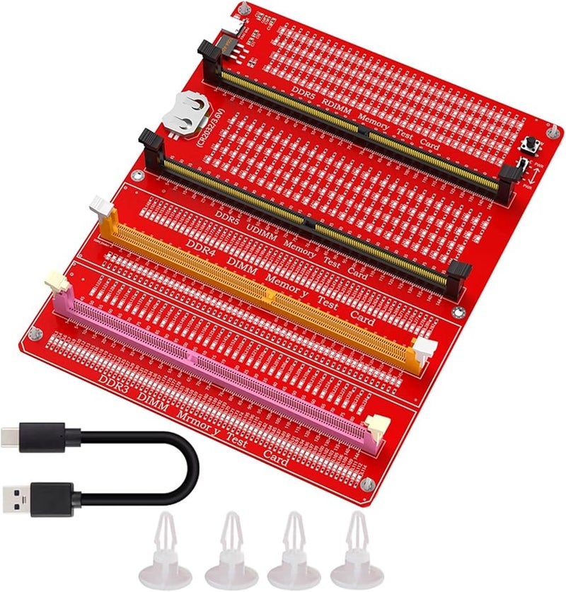 DDR3 DDR4 DDR5 RDIMM UDIMM Memory Tester For Desktop Computer PC Module - Image 2