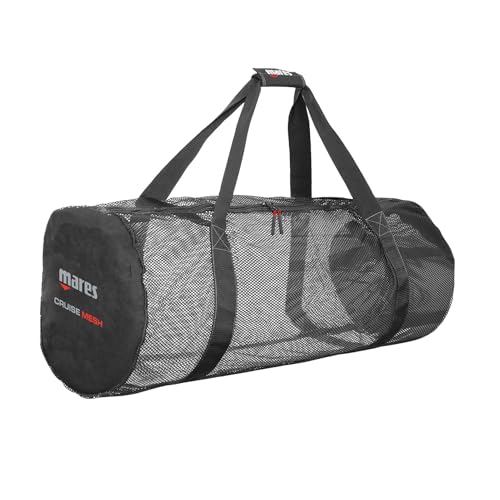 Mares Cruise Mesh Scuba Diving Gear Compact Self-Draining Foldable Travel Duffel-Style Bag, 37.5x15x15 - Image 1