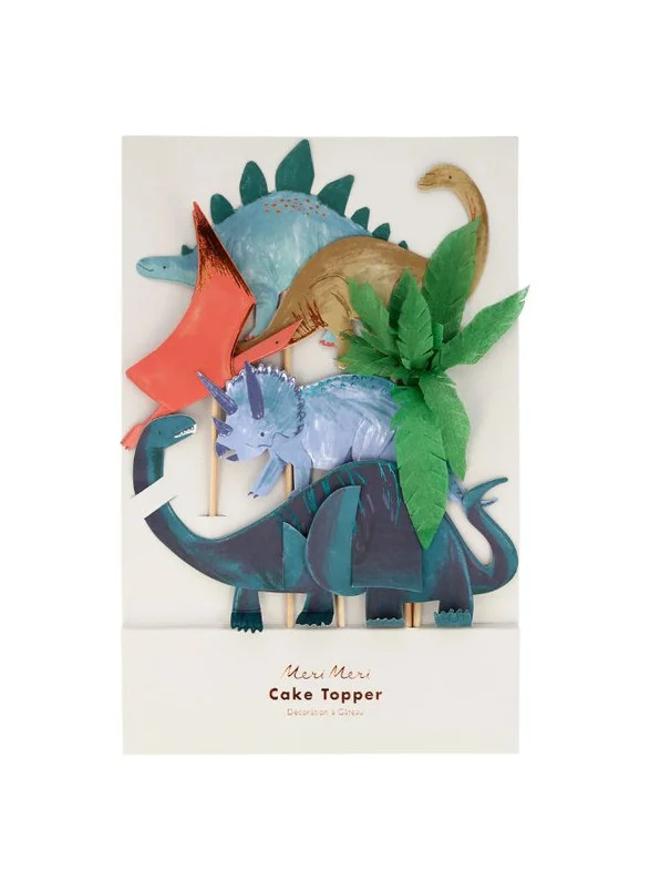 Meri Meri Dinosaur Kingdom Cake Toppers