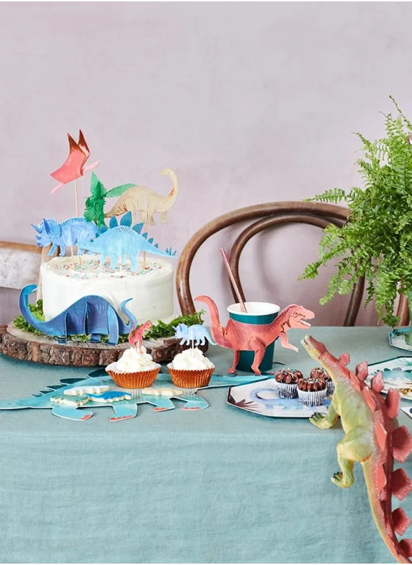 Meri Meri Dinosaur Kingdom Cake Toppers