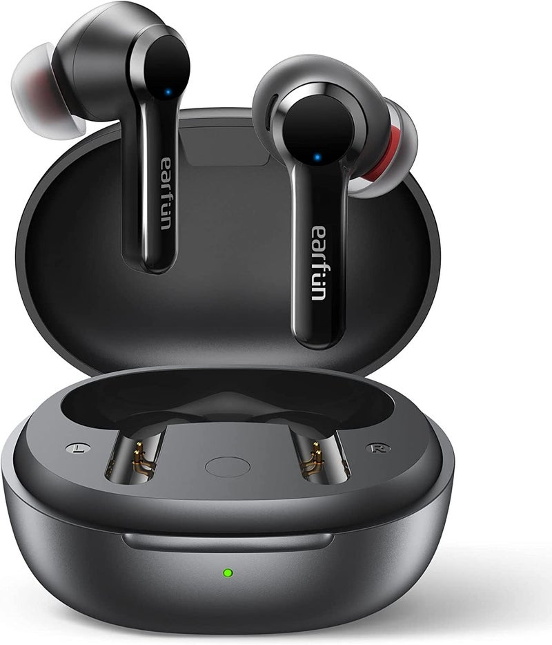 EarFun Air Pro 2 Noise Cancellation Earbuds, Active Noise Canceling Wireless Earbuds, 6 Mics Clear Call, Up to 40dB, in-Ear Detection, 34H Playtime, Wireless Charging, App Custom EQ - Image 1