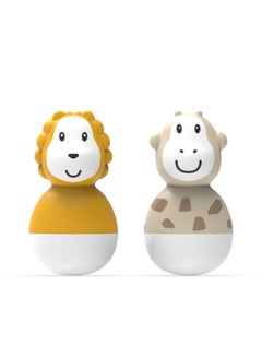 Bathtime Wobblers Lion & Giraffe