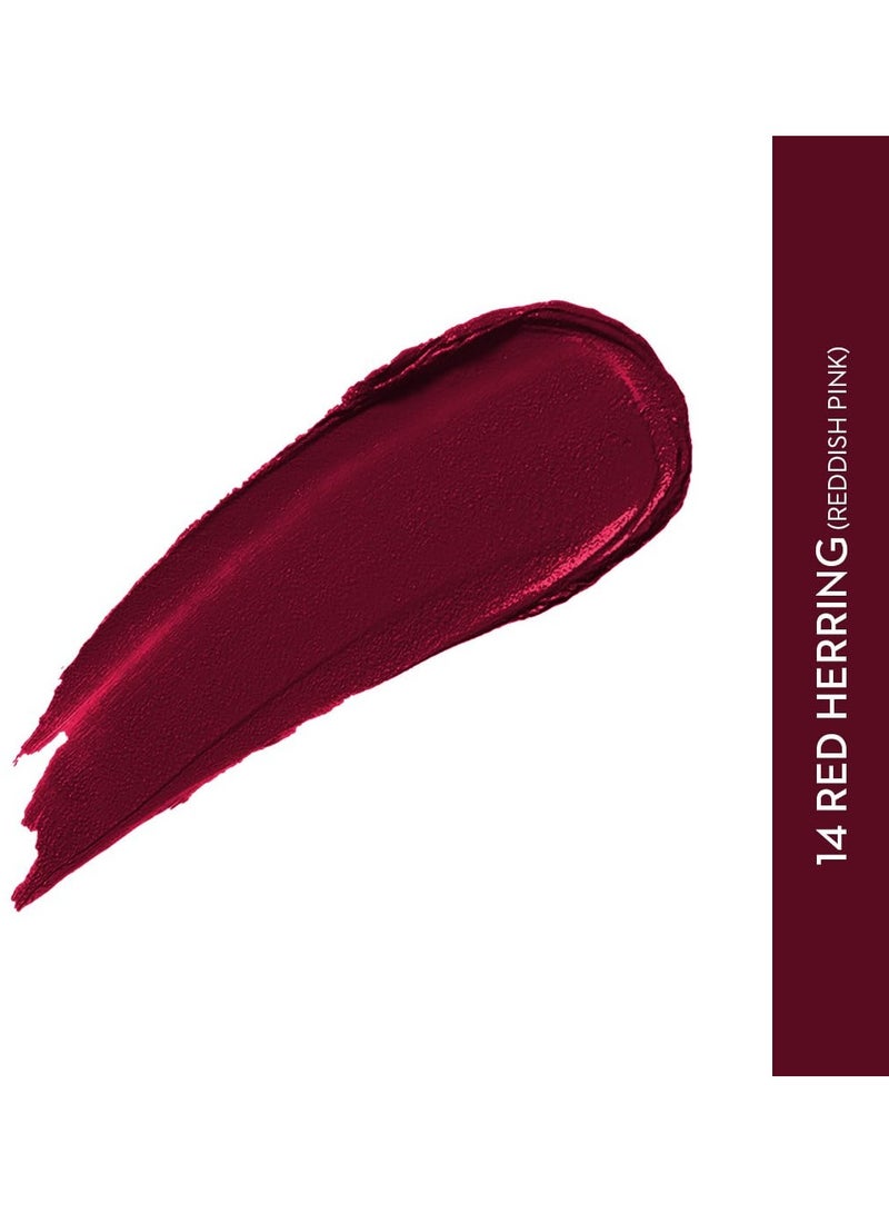 SUGAR Cosmetics  Longwear Matte Lipstick - 14 Red Herring 3.2 gms - Image 3