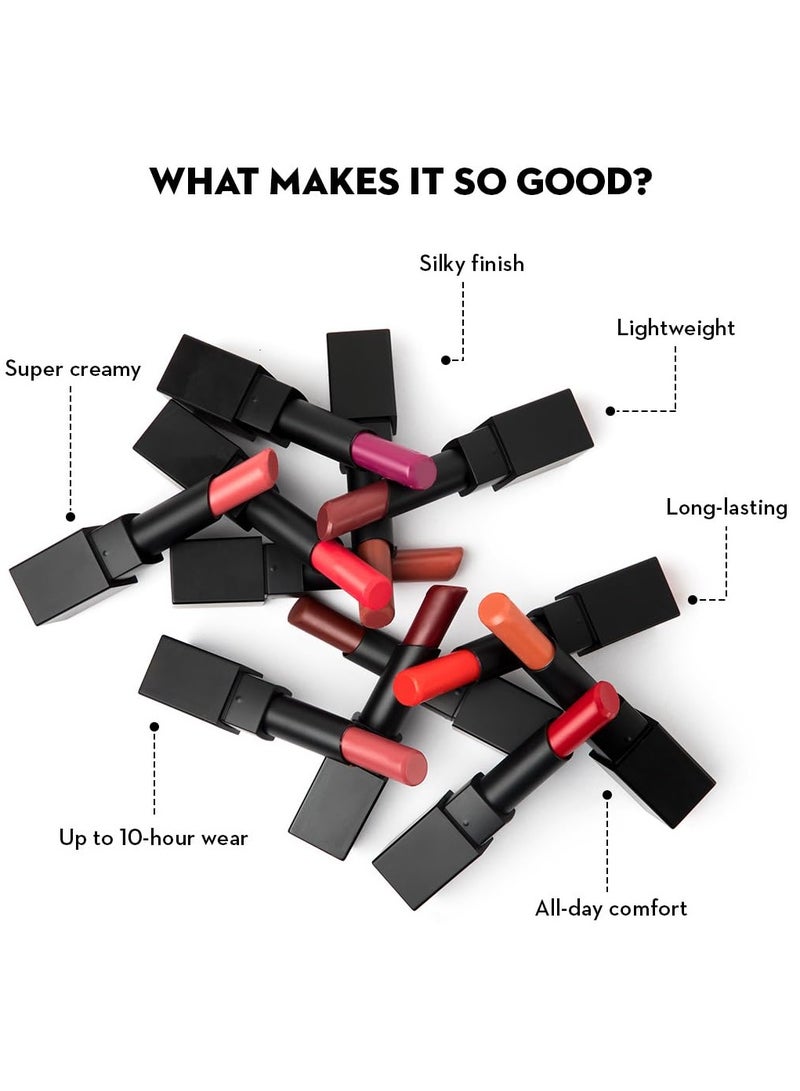 SUGAR Cosmetics  Longwear Matte Lipstick - 14 Red Herring 3.2 gms - Image 2
