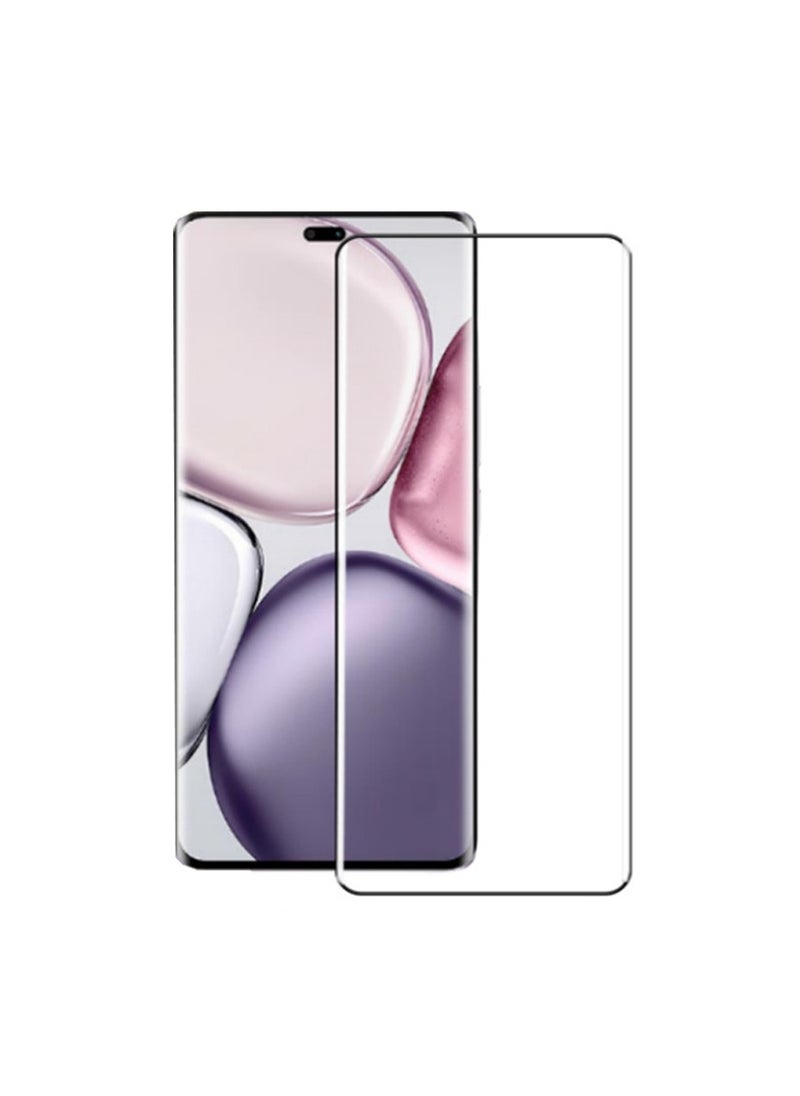 2 in 1 Honor X9c 5G Phone Case Cover & Screen Protector - Shockproof Clear Slim TPU Protective Phone Cover & Full Coverage Delicate Touch Tempered Glass Screen Protector for Honor X9c 5G Clear  - Image 3