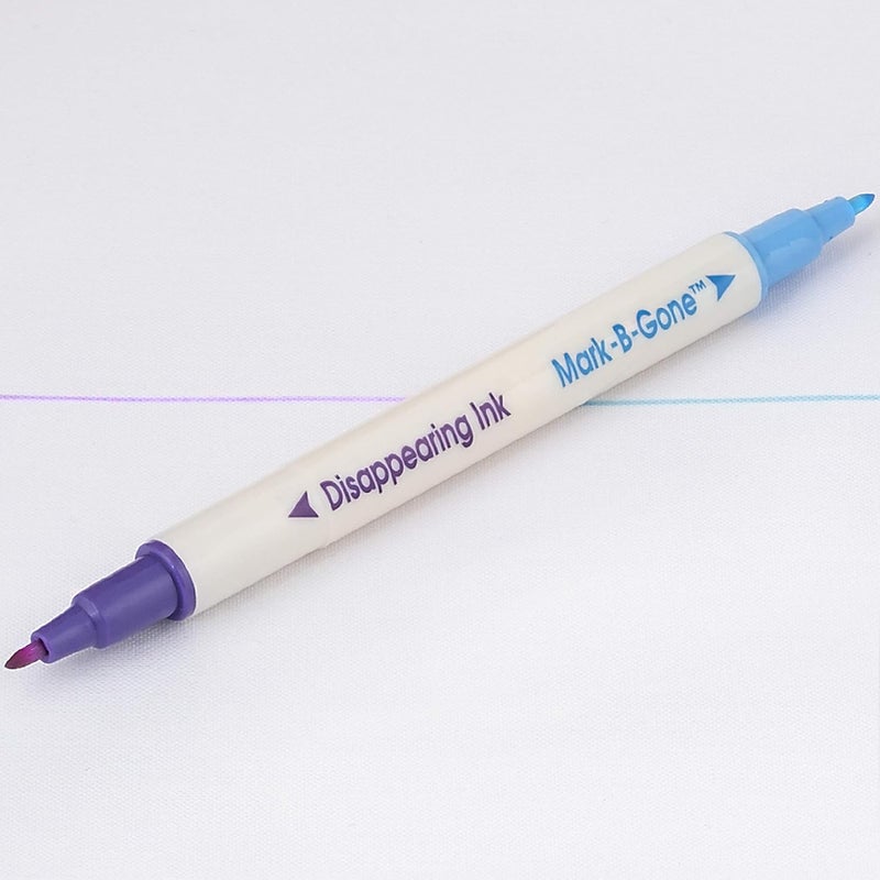 Dritz 673-60 Dual Purpose Marking Pen, Blue & Purple - Image 3