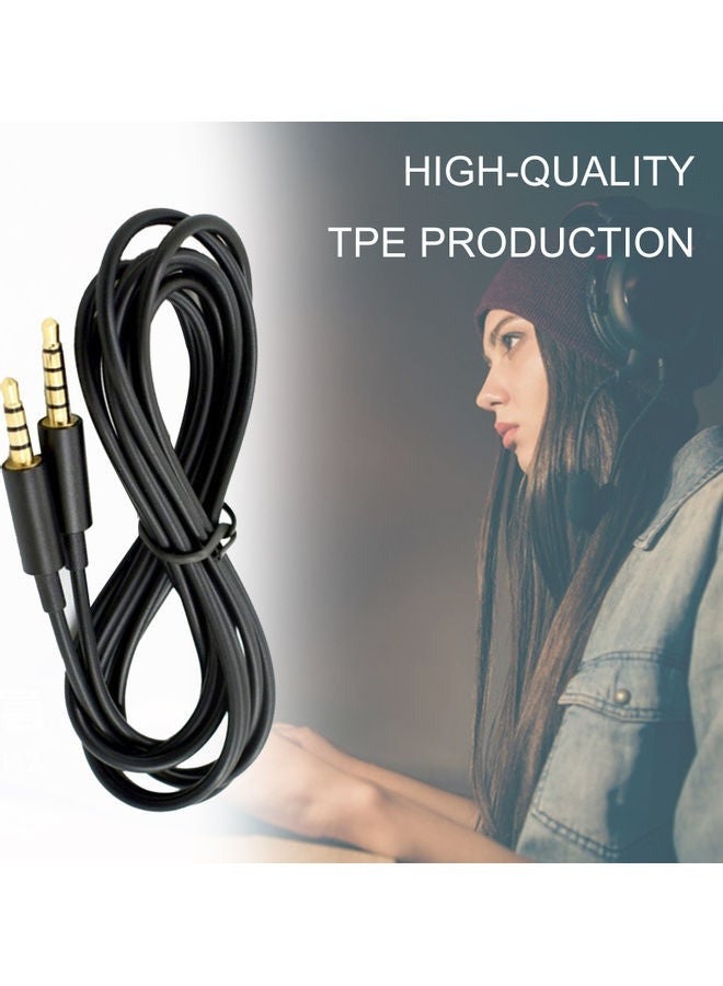 Male To Male Audio Cord Wire Headset Splitter For Astro A10 Black - Image 4