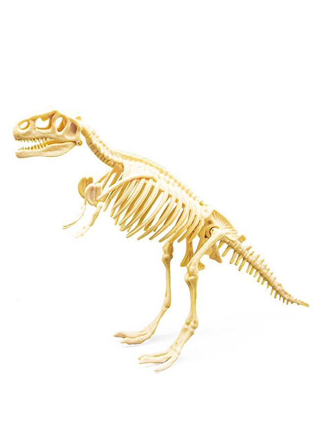 قرويك لعبة التنقيب عن هيكل الديناصور للاولاد مع فرشاة تنظيف وإزميل ومطرقة وجص وعدسة مكبرة ونظارة ضد الأتربة هدايا للأطفال