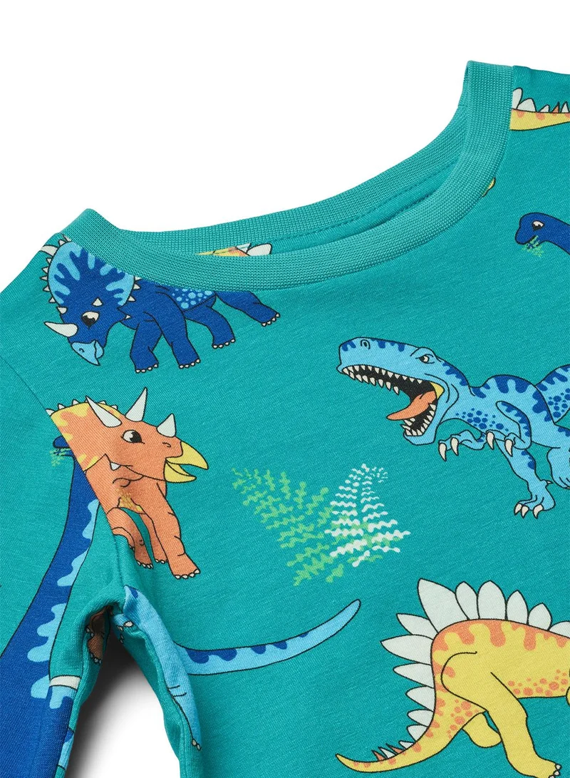 Småfolk Long-sleeved top with dinosaurs