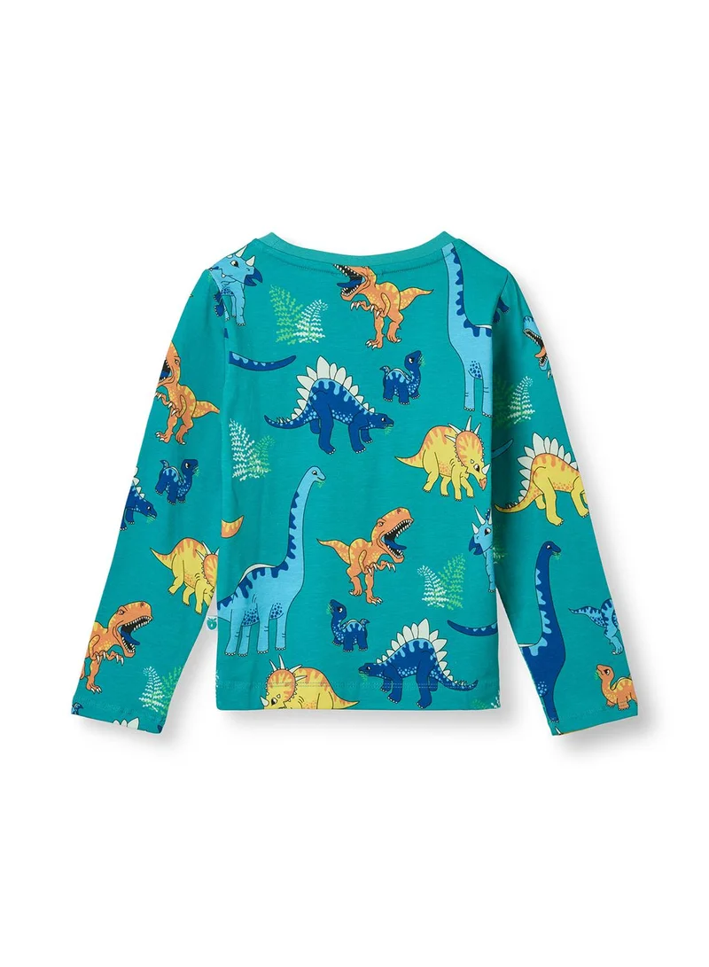 Småfolk Long-sleeved top with dinosaurs