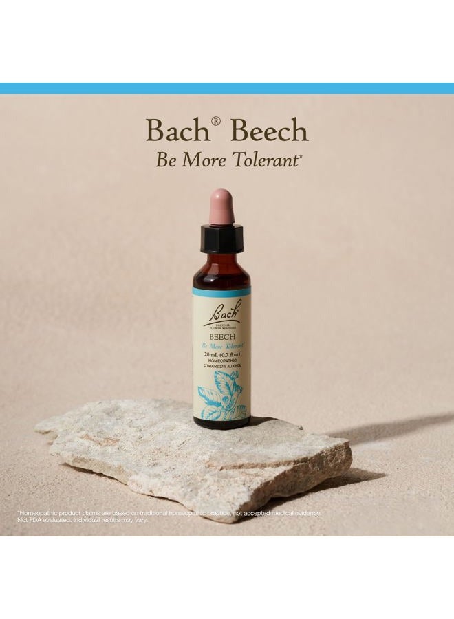 Bach Bach Original Flower Remedies, Beech - Be More Tolerant - Natural Homeopathic Flower Essence for Emotional Balance - Vegan, Gluten Free, Sugar Free - 20mL Dropper  - Image 5