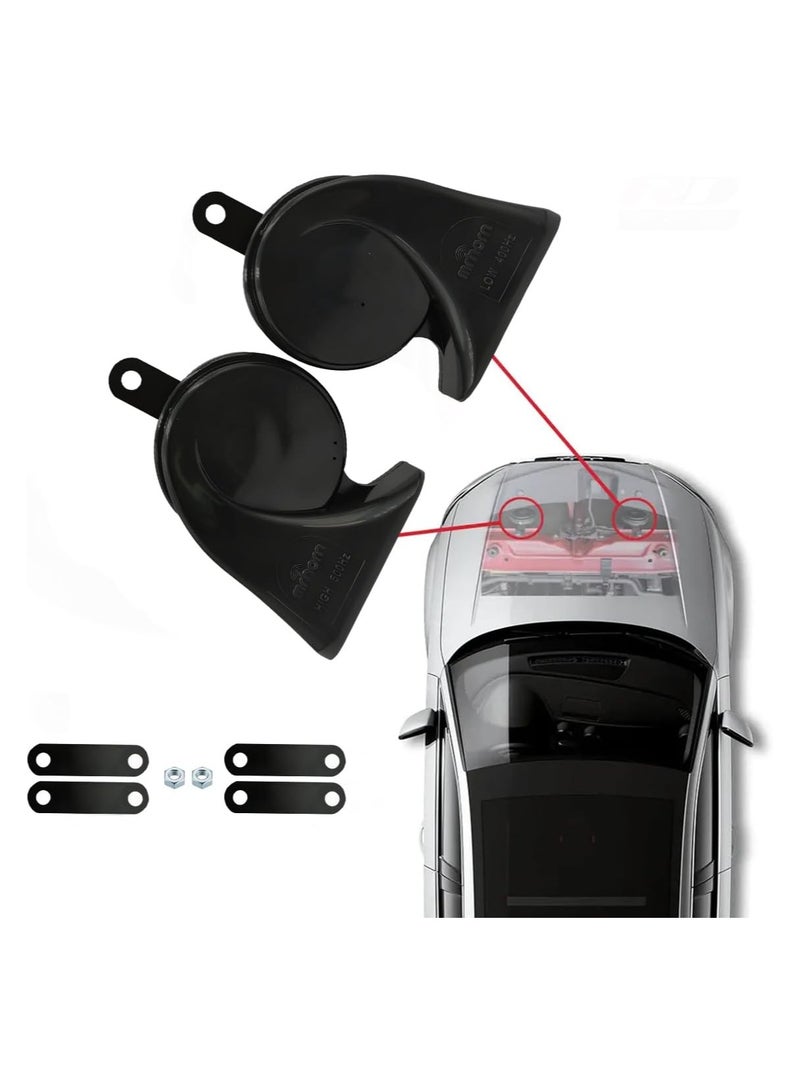 Power Horn – 12V Dual Tone Car Horn Set, Loud 115–118dB, 400Hz/500Hz Frequency, Waterproof, Durable, for Cars, Bikes, Trucks, and Motorcycles - Image 2