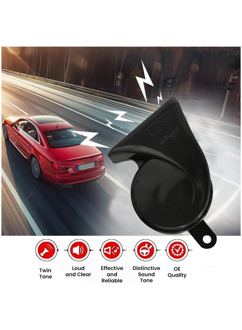 Power Horn – 12V Dual Tone Car Horn Set, Loud 115–118dB, 400Hz/500Hz Frequency, Waterproof, Durable, for Cars, Bikes, Trucks, and Motorcycles - Image 4