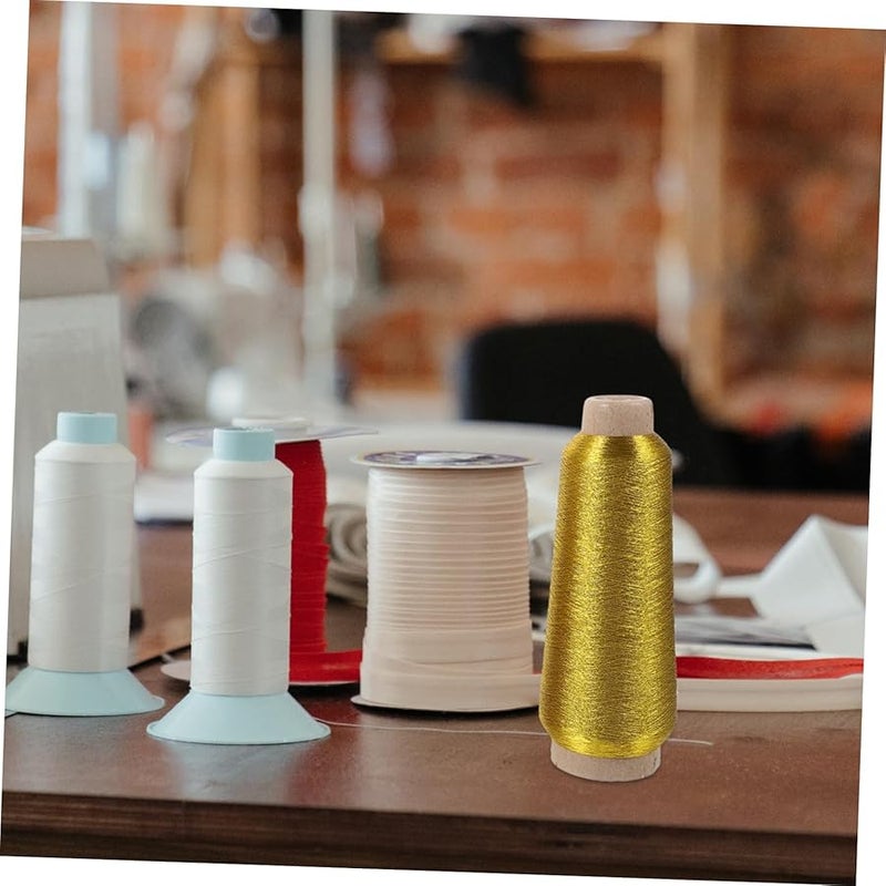 خيوط تطريز معدنية DIYEAH 4 لفات ذهبية فضية نحاسية برونزية للحرف اليدوية والتطريز المتقاطع واللحف - Image 4