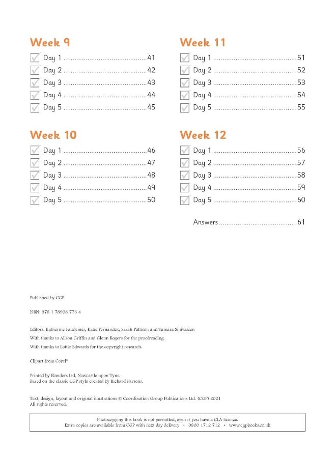 New Ks2 Mental Maths Daily Practice Book Year 6 Autumn Term By CGP Books Paperback - Image 4