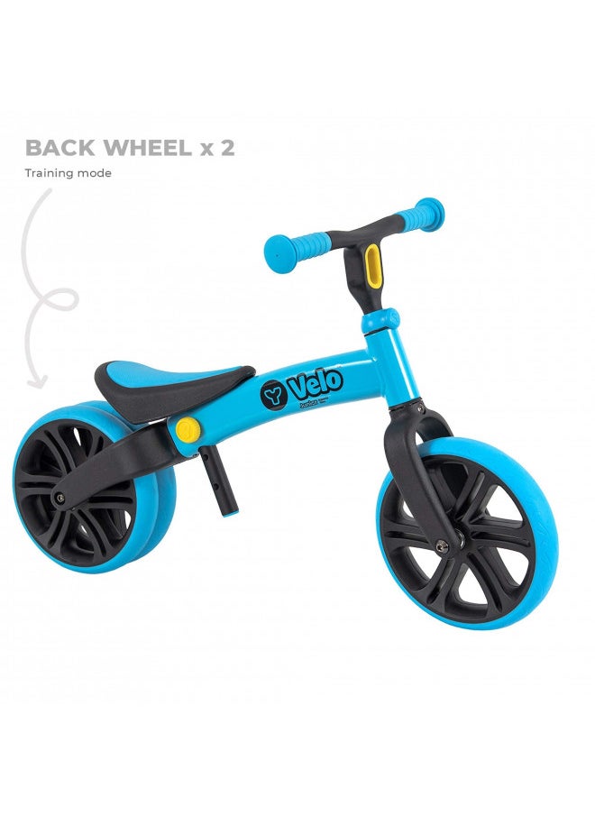 Yvolution Yvolution Y Velo Junior Toddler Balance Bike | 9 Inch Wheel No-Pedal Training Bike for Kids Age 18 Months to 3 Years (Blue).  - Image 2