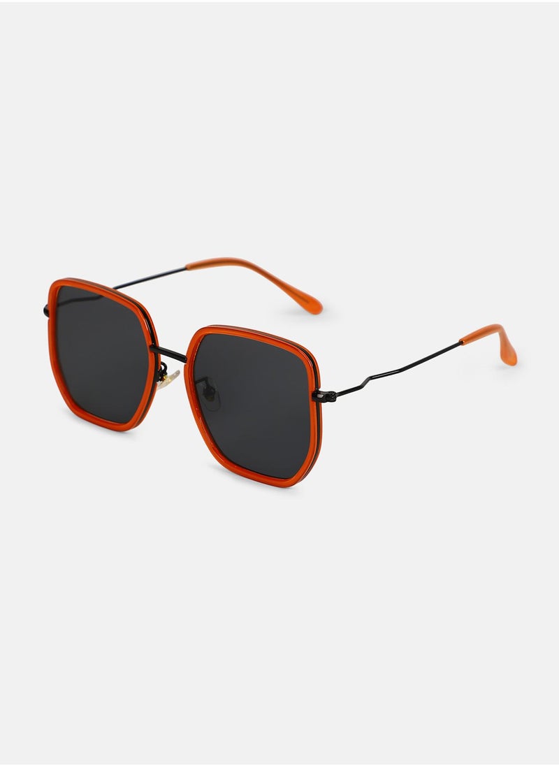 Haute Sauce Polarized Full Rim Oversized Sunglasses For Women  - Image 5