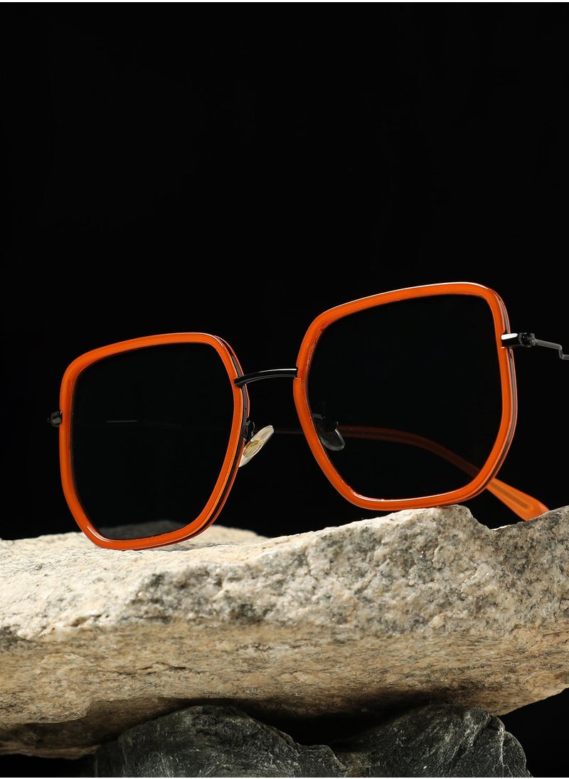 Haute Sauce Polarized Full Rim Oversized Sunglasses For Women  - Image 2