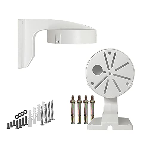 WiTi 4.7 inches Wall Mount Bracket for Dome Security Camera,Deep Base Junction Box Cable Management Mounting Case, CCTV IP Surveillance Cameras Holder Metal Solid Outdoor Indoor - Image 1