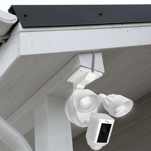 WiTi 4.7 inches Wall Mount Bracket for Dome Security Camera,Deep Base Junction Box Cable Management Mounting Case, CCTV IP Surveillance Cameras Holder Metal Solid Outdoor Indoor - Image 2