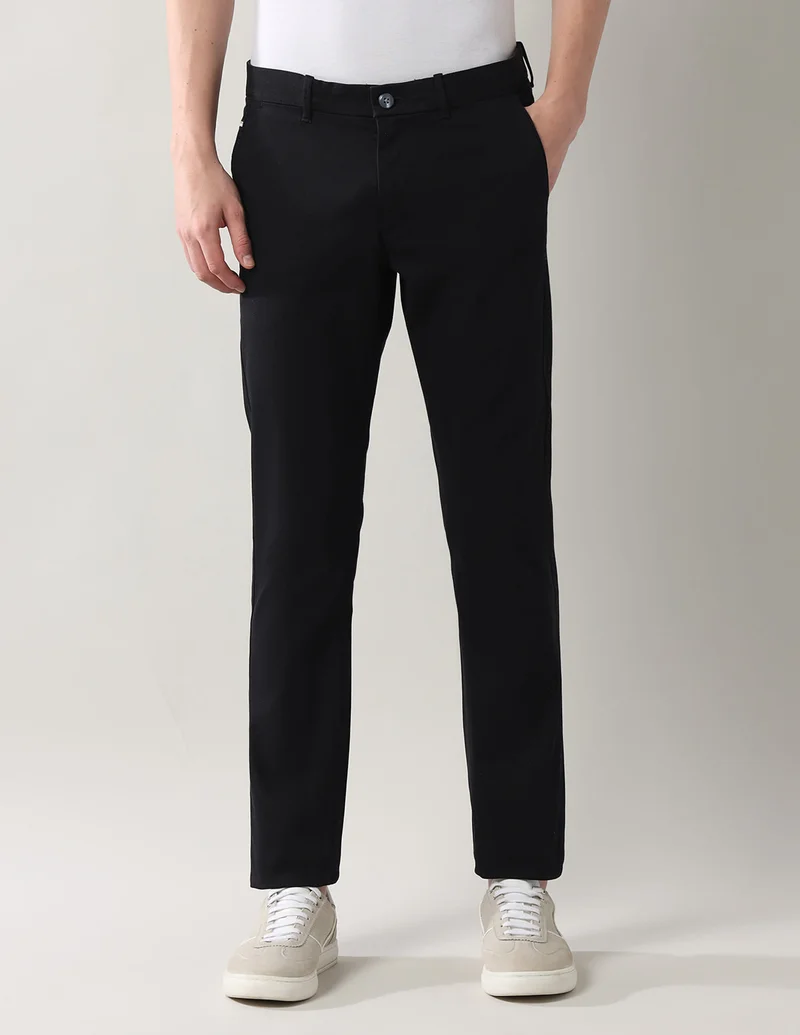 Arrow Black ASAJTR2505 BLACK Mens Trousers for Men | Best Price UAE