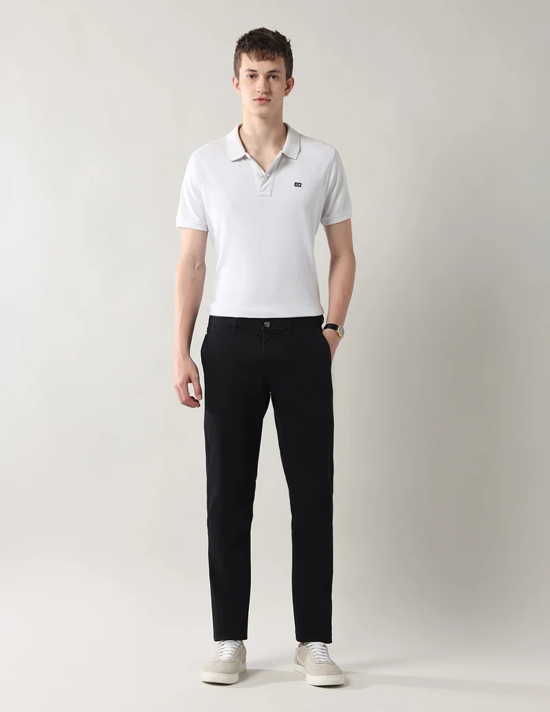 Arrow Black ASAJTR2505 BLACK Mens Trousers for Men | Best Price UAE