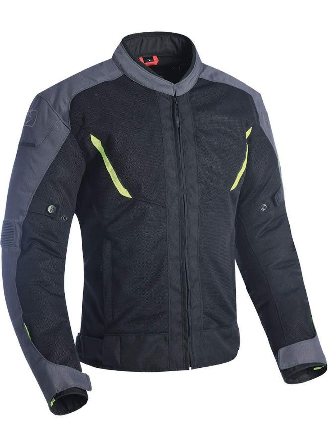 Oxford جاكيت دلتا 1.0 هوائي أسود/رمادي وفلور (XXL) - Image 1