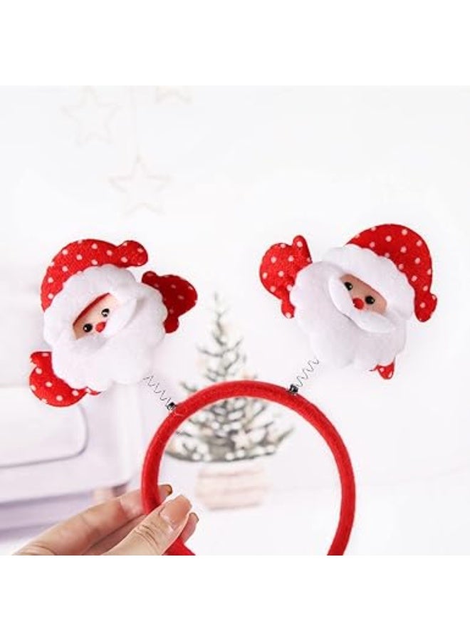 Santa Claus Hair Clip Christmas Hairpin Hair Accessories for Christmas Party Novelty for Parties and Costumes - Image 2