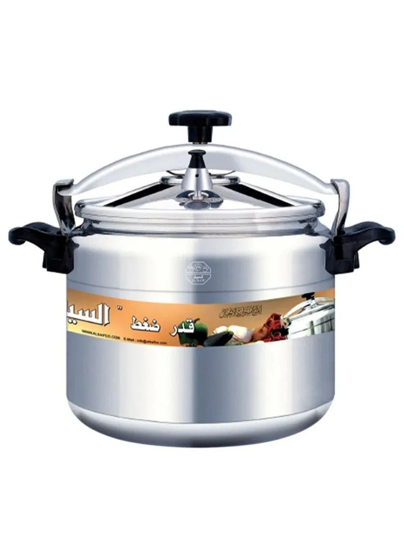 السيف  7 Liter / 9 Liter / 11 Literلترات السيف طنجرة ضغط المنيوم - 7 لتر / 9 لتر / 11 لتر (فضي) None - Image 2