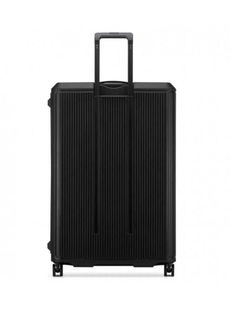 DELSEY Paris Securitech Stone 82cm Hardcase Luggage Trolley Case 4 Double Wheels - Black - Image 4