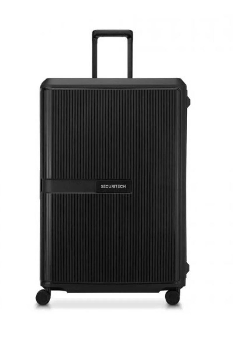 DELSEY Paris Securitech Stone 82cm Hardcase Luggage Trolley Case 4 Double Wheels - Black - Image 1