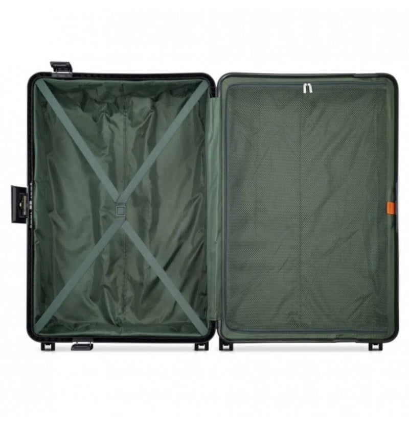 DELSEY Paris Securitech Stone 82cm Hardcase Luggage Trolley Case 4 Double Wheels - Black - Image 3