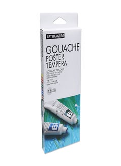ART RANGERS ART RANGER GOUACHE COLOUR SET (12 X 12ML)  - Image 2