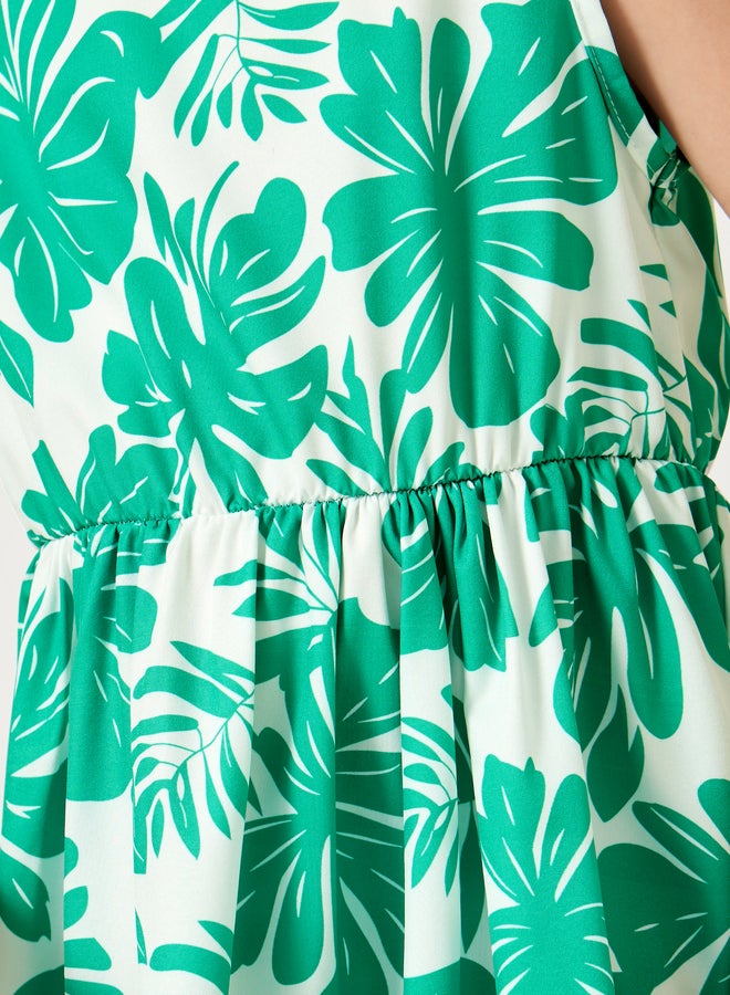 Styli Floral Print Dress  - Image 4