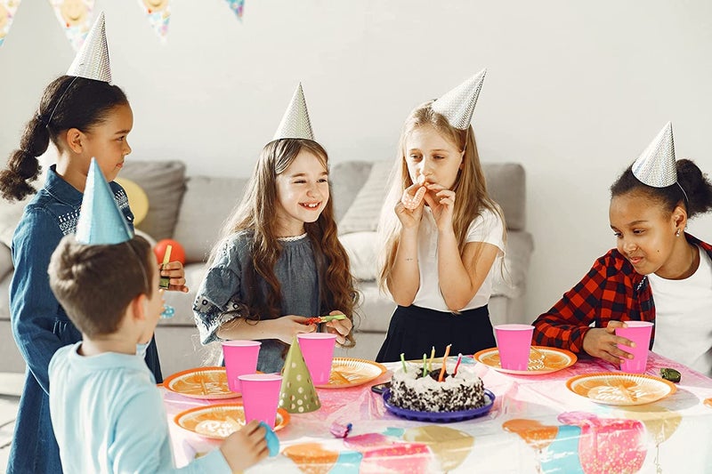 DecorRack Pink Plastic Cups  12 oz Disposable Cups  Reusable Party Supplies (40 Count) - Image 4