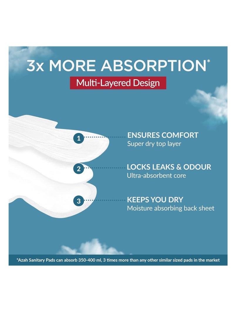 Azah Organic Sanitary Pads (Box of 15- Regular) - Image 3