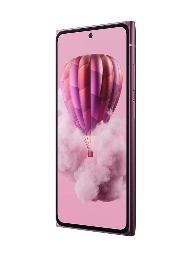 سكاي لاين 5G ثنائي الشريحة نيون وردي 12+12 جيجابايت رام 256 جيجابايت مع حقيبة ظهر USB + جيمبال قابل للطي 3 محاور + بطاقة حماية من تلف الشاشة - نسخة الشرق الأوسط