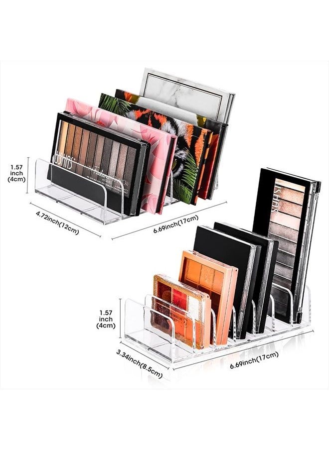 FoxFoxes - Eyeshadow Palettes Acrylic Makeup Organizer - Eyeshadow Palette Cosmetic Organizer Eyeshadow Eyeshadow Palettes Makeup Organizer (2Pack-Small&Large) - Image 1