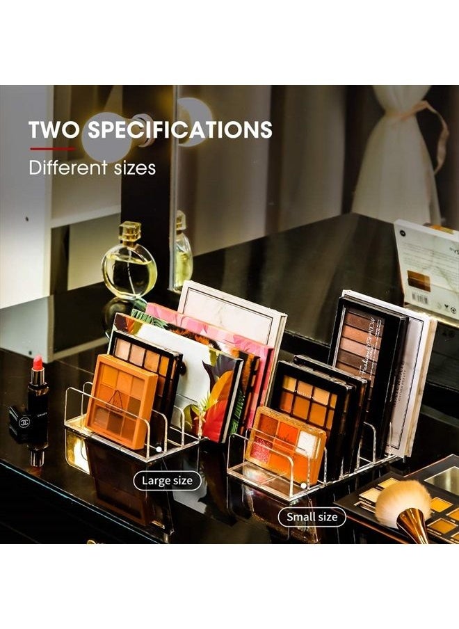 FoxFoxes - Eyeshadow Palettes Acrylic Makeup Organizer - Eyeshadow Palette Cosmetic Organizer Eyeshadow Eyeshadow Palettes Makeup Organizer (2Pack-Small&Large) - Image 1