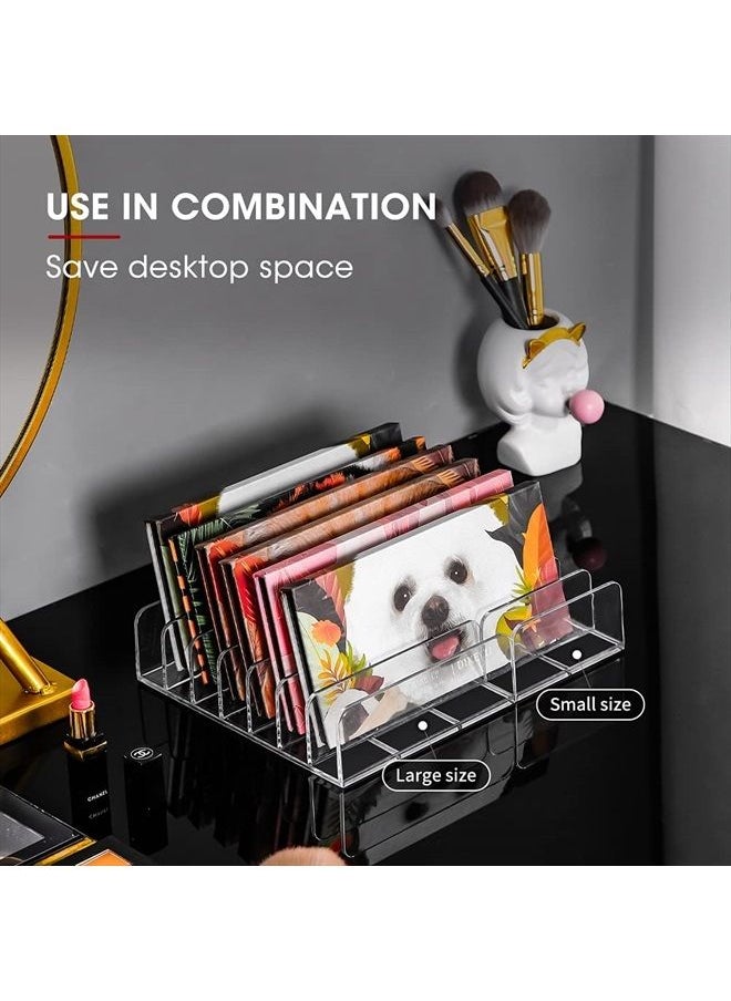 FoxFoxes - Eyeshadow Palettes Acrylic Makeup Organizer - Eyeshadow Palette Cosmetic Organizer Eyeshadow Eyeshadow Palettes Makeup Organizer (2Pack-Small&Large) - Image 1