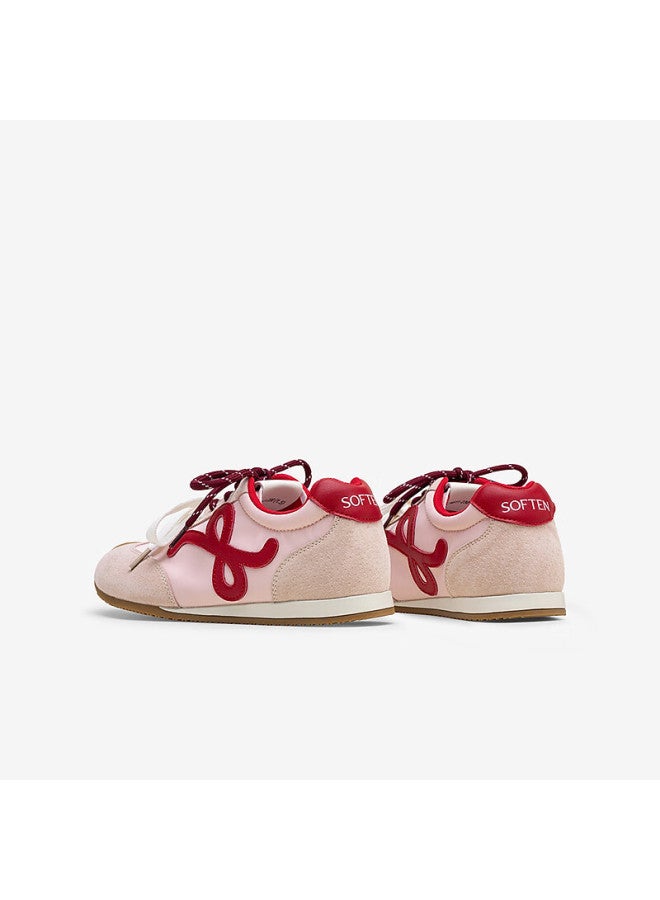 Basto Autumn Training Shoes, Trendy Street Retro Women's Casual Shoes Cn611cm5, Pink/red, Size 39 - Image 4