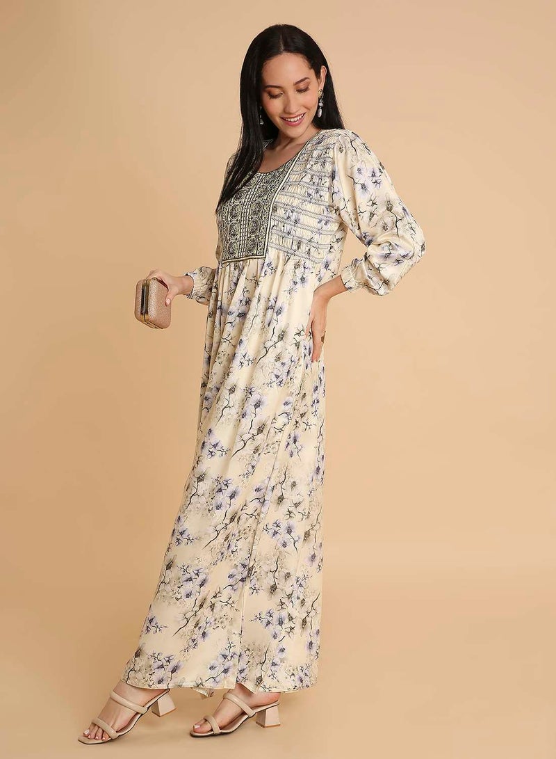 HANA & SARA arabic kaftan long  jalabiya dress for women - Image 5