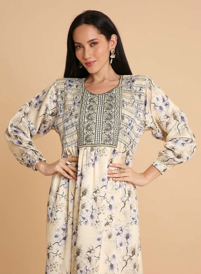 HANA & SARA arabic kaftan long  jalabiya dress for women - Image 3
