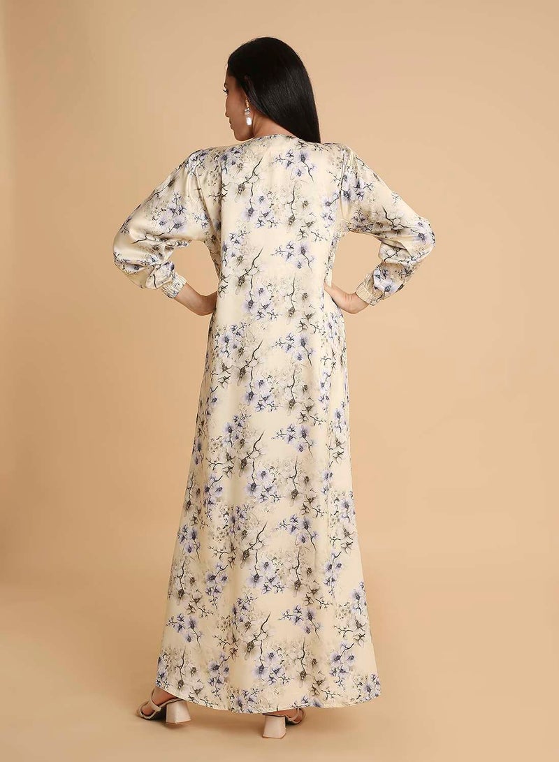 HANA & SARA arabic kaftan long  jalabiya dress for women - Image 2