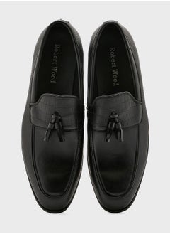 Robert Wood Tassel Detail Formal Slip Ons  - Image 4