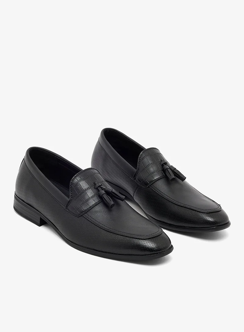 Robert Wood black Tassel Detail Formal Slip Ons for Men | Best Price UAE