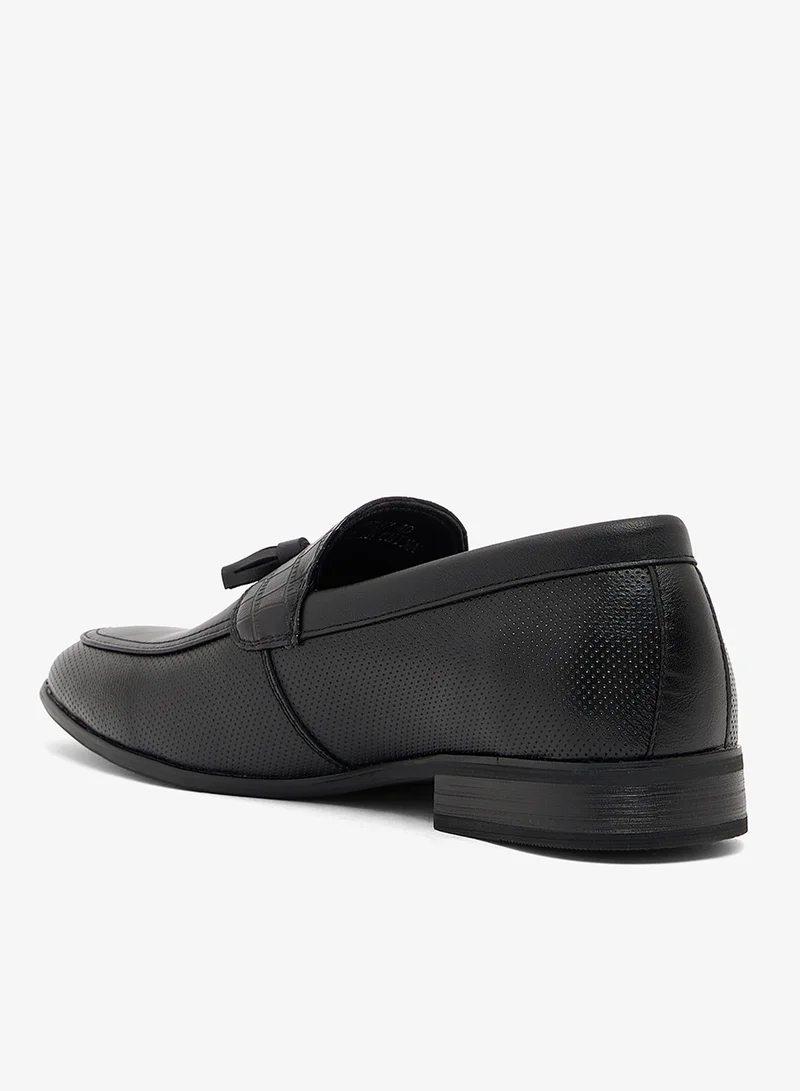 Robert Wood black Tassel Detail Formal Slip Ons for Men | Best Price UAE
