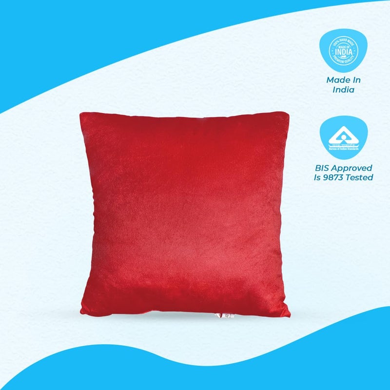 Ultra 14 inch Merry Christmas Soft Premium Plush Cushion Pillow in White | Perfect for Snuggling and Playtime | Animal Toy Birthday | Anniversary | Christmas | Diwali | Home Décor - Image 5