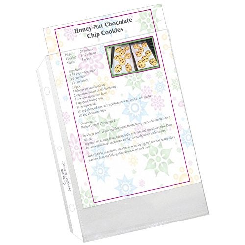 C-Line Top Loading Heavyweight Poly Sheet Protectors, Clear, Mini Size, 8.5 x 5.5 Inches, 50 per Box (62058) - Image 2