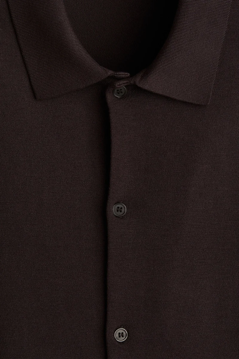 H&M  Regular Fit Fine-knit shirt for Men | Best Price UAE